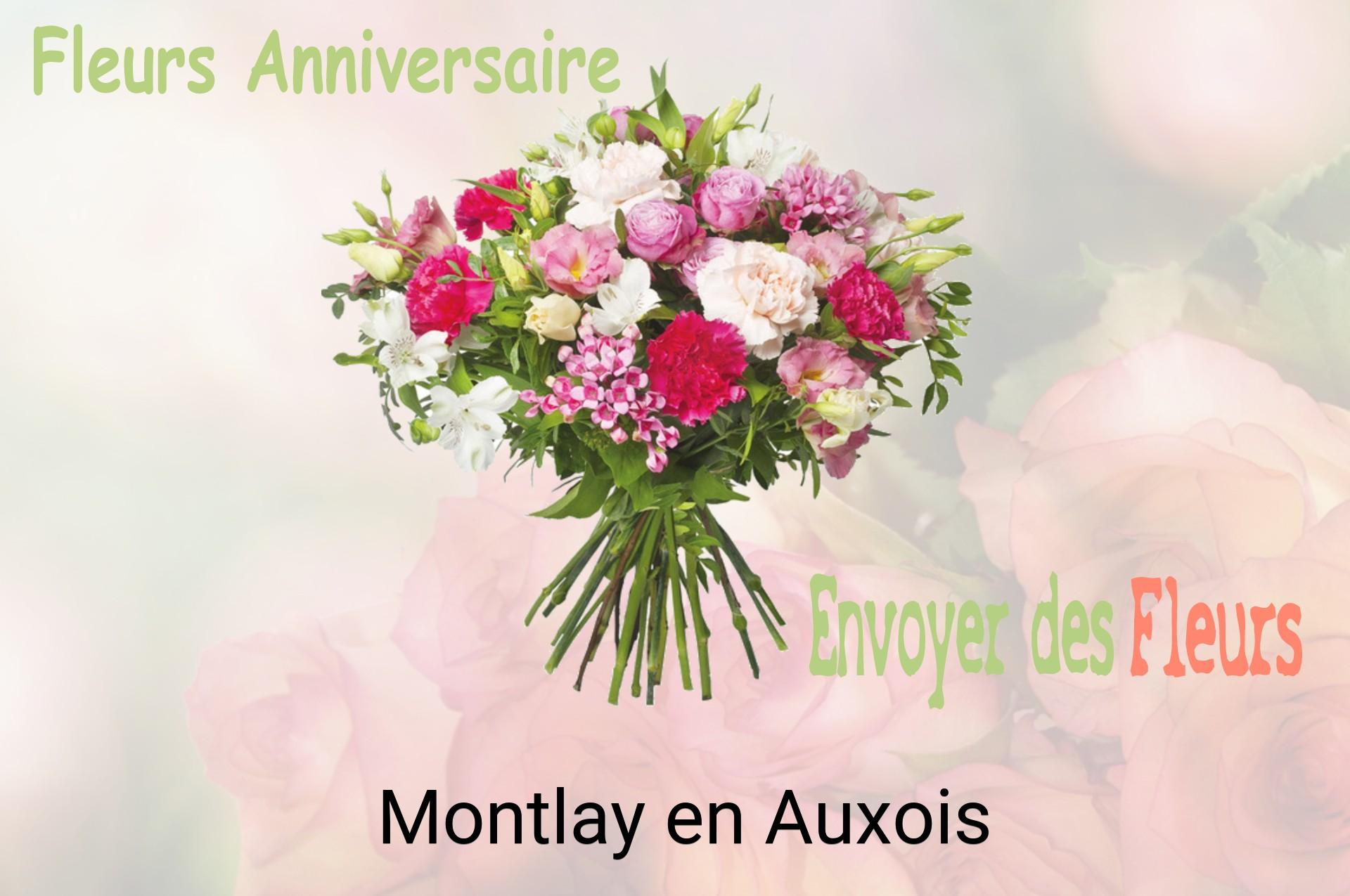Bouquet de fleurs d’anniversaire livré à Montlay-en-Auxois